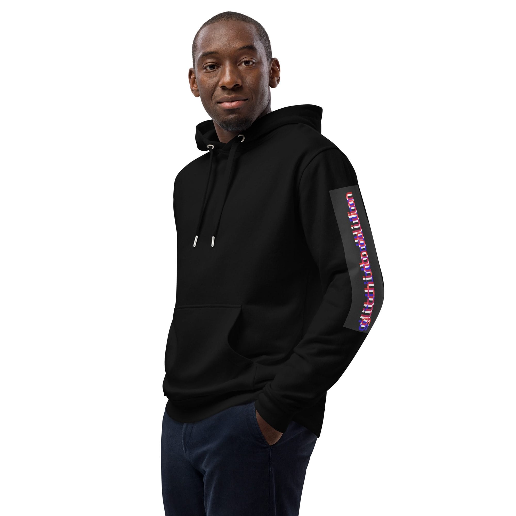 GLITCH INTO OBLIVION :- NEON ABYSS HOODIE - Image 7