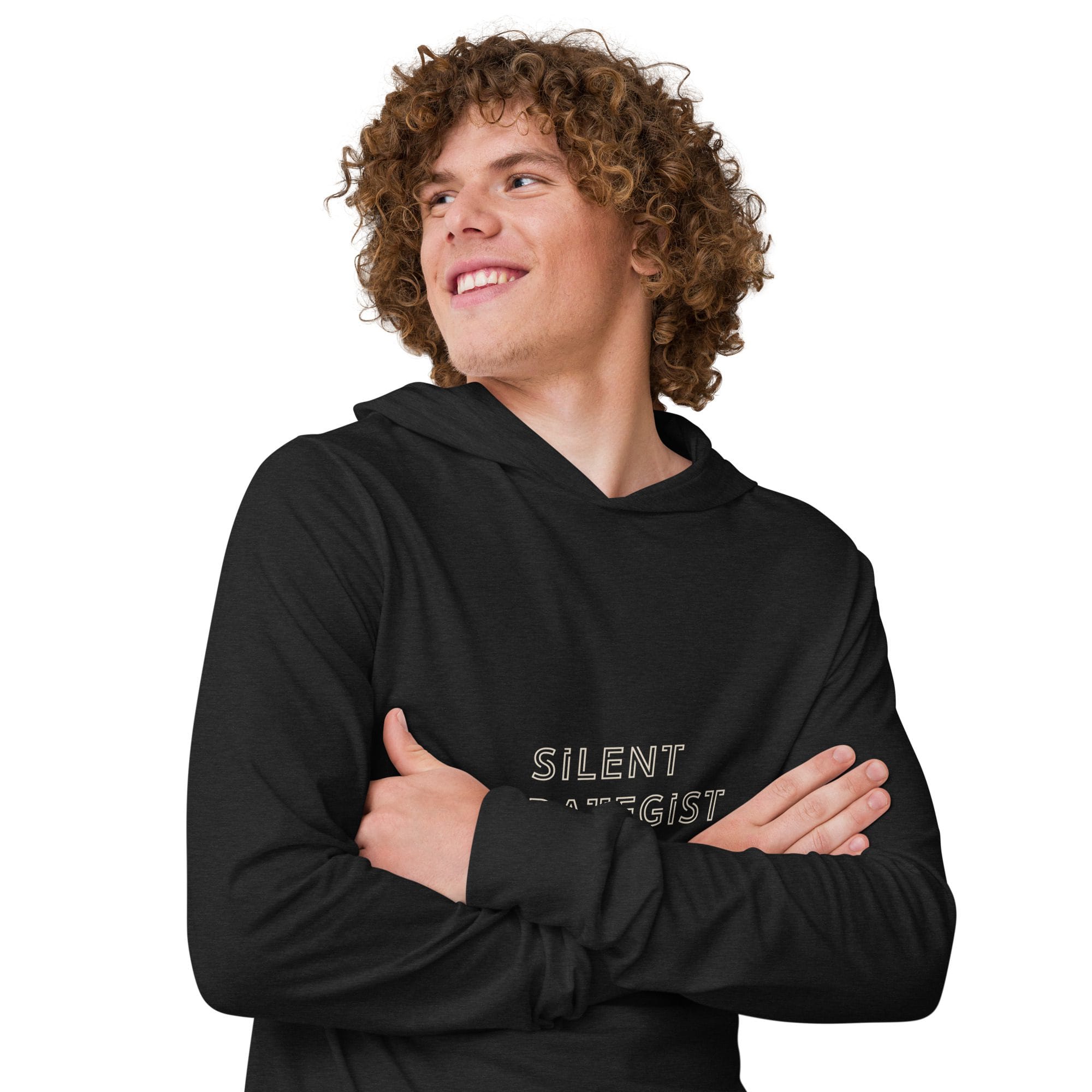 SILENT STRATEGIST - HOODED LONG SLEEVE TEE - Image 2