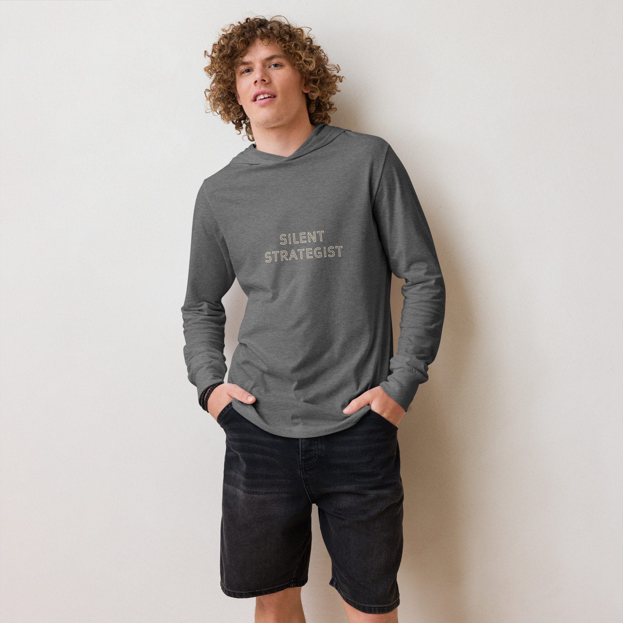 SILENT STRATEGIST - HOODED LONG SLEEVE TEE - Image 11