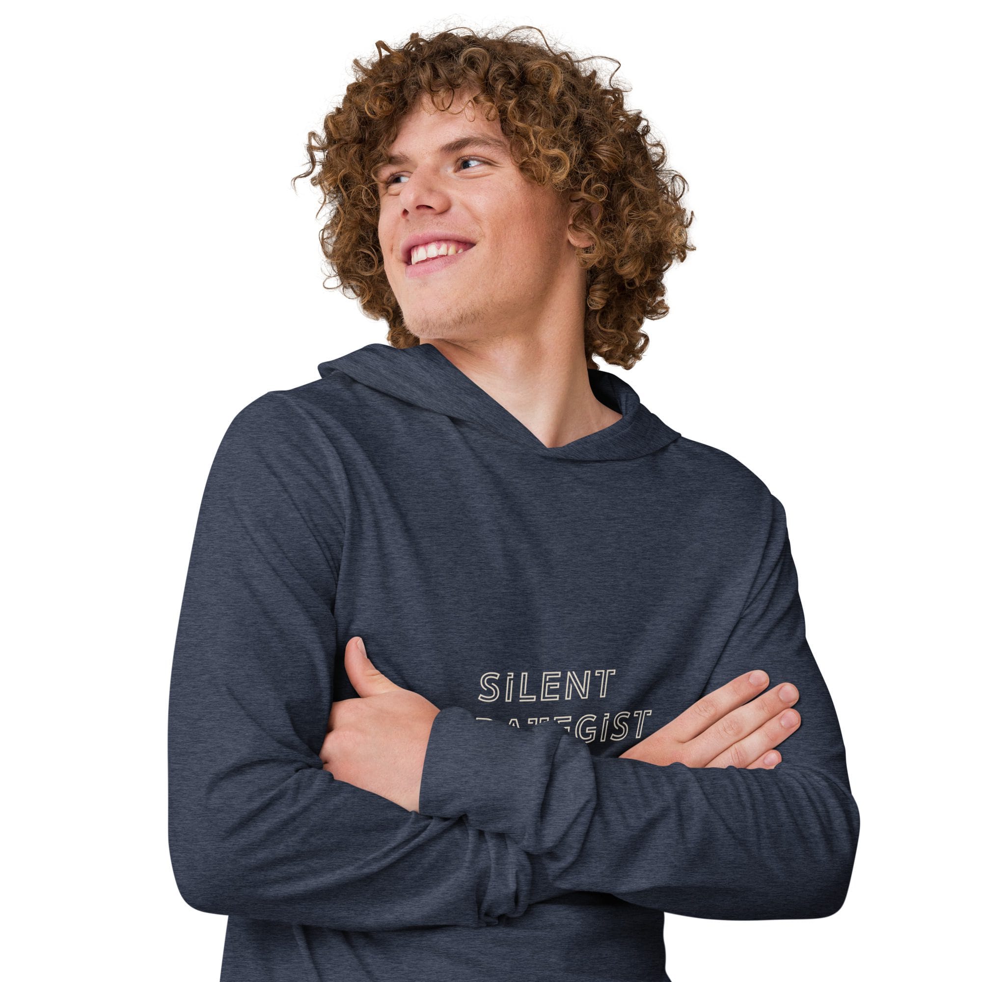SILENT STRATEGIST - HOODED LONG SLEEVE TEE - Image 4