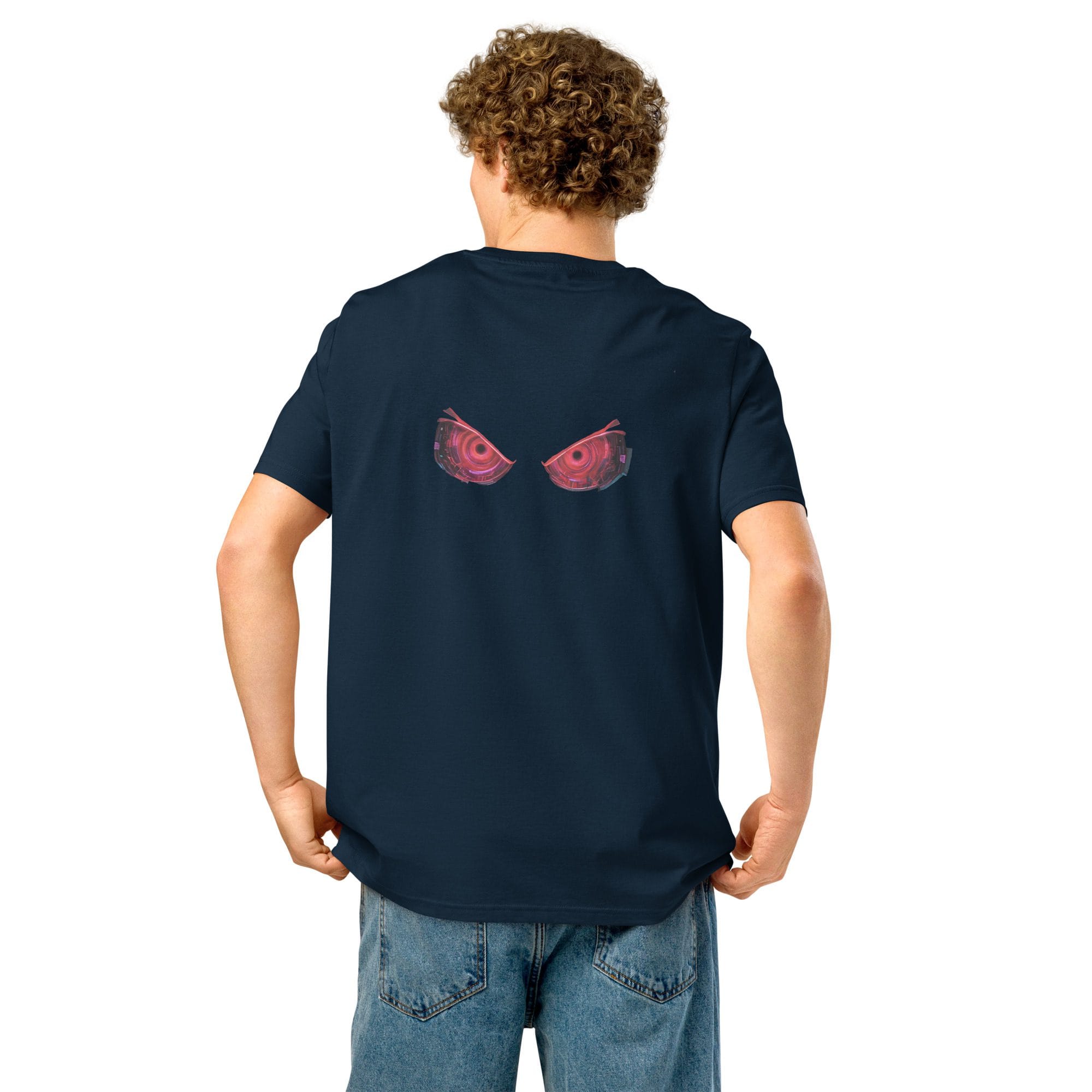 CYBER ONI RIBBED NECK TEE - NEON ABYSS - CERLION - Image 10