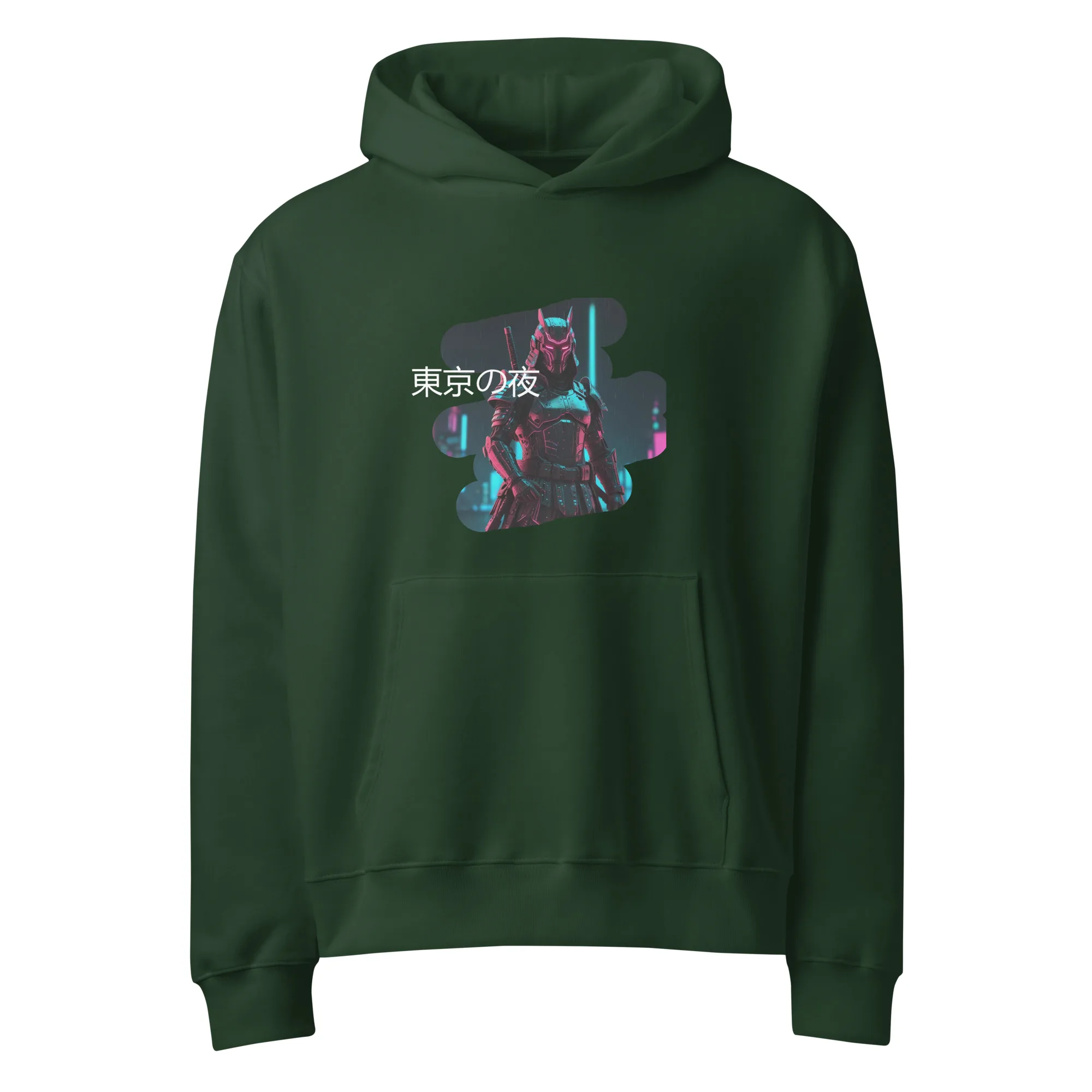 Tokyo Nights Oversized Hoodie - NEON ABYSS - Image 6