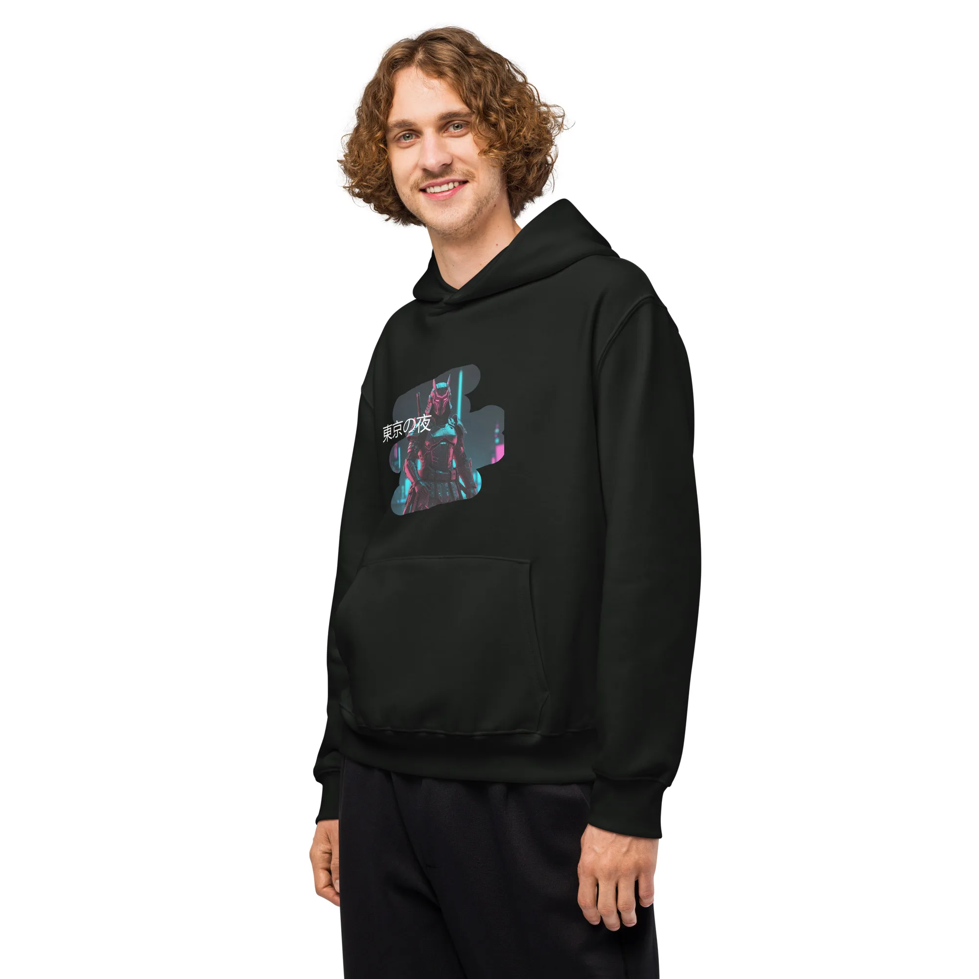 Tokyo Nights Oversized Hoodie - NEON ABYSS - Image 14