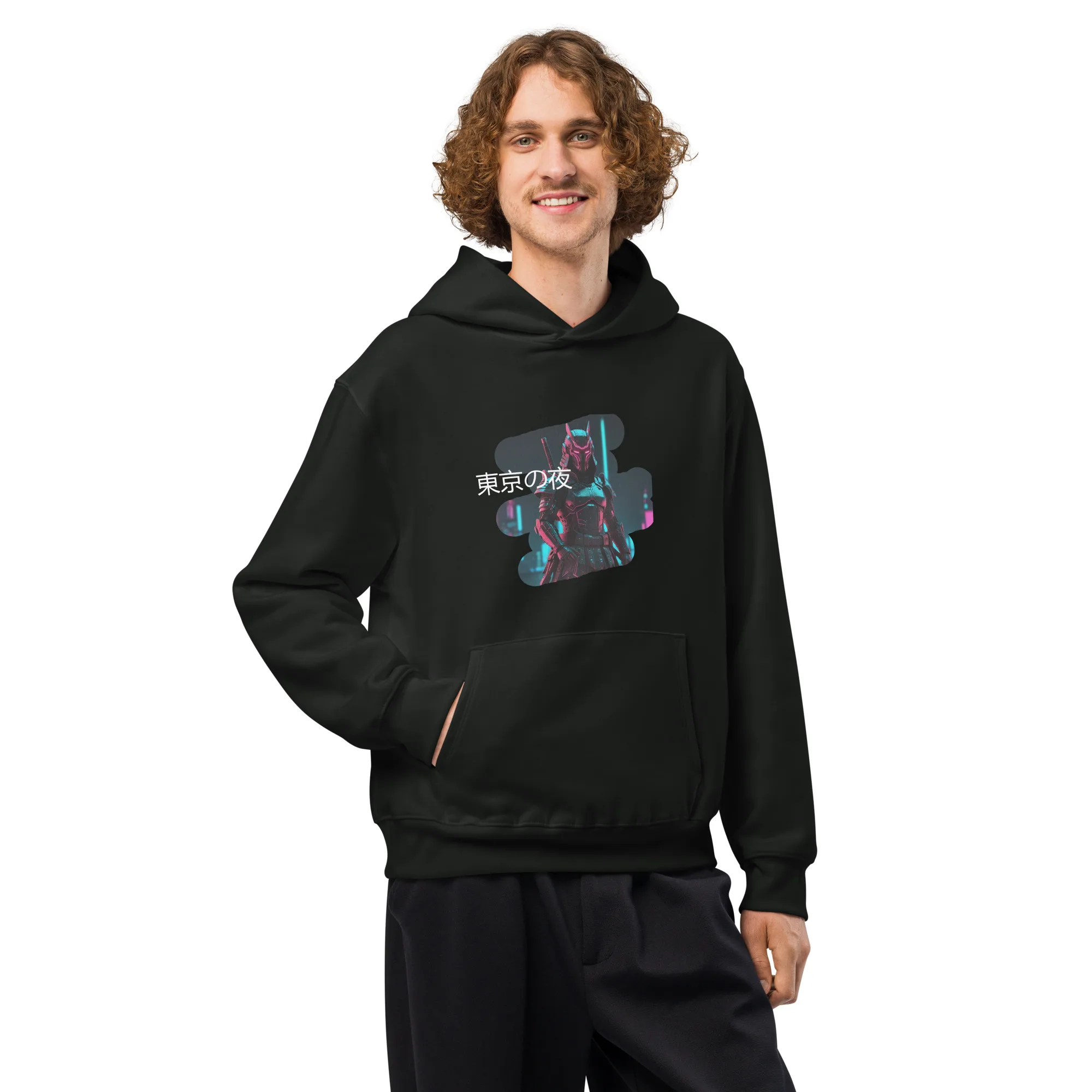 Tokyo Nights Oversized Hoodie - NEON ABYSS - Image 15