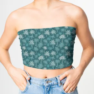 CERLION Palm Breeze Tube Top 🌿